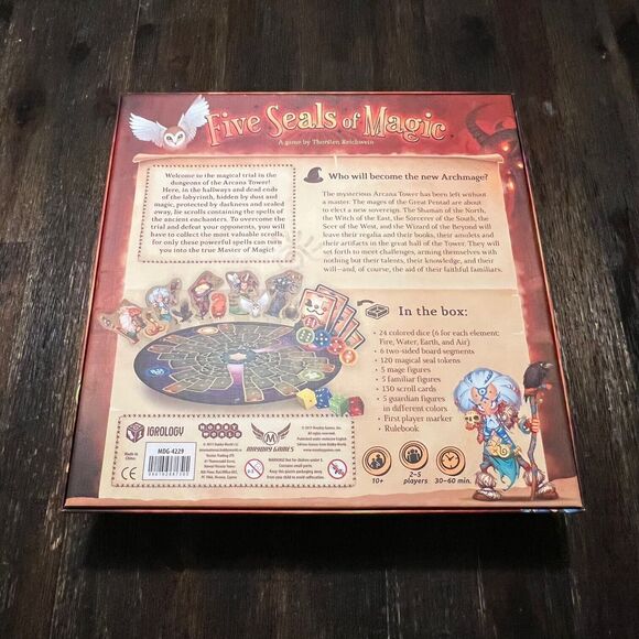 Five Seals of Magic Who Will Become The New Archmage Board Game Complete Nice - Picture 10 of 10